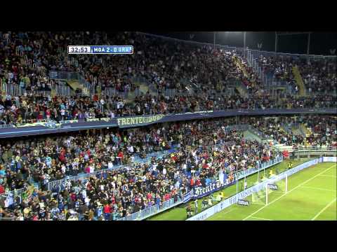 La Liga | Gol de Saviola (2-0) en el Málaga CF - Granada CF | 08-12-2012 | J15