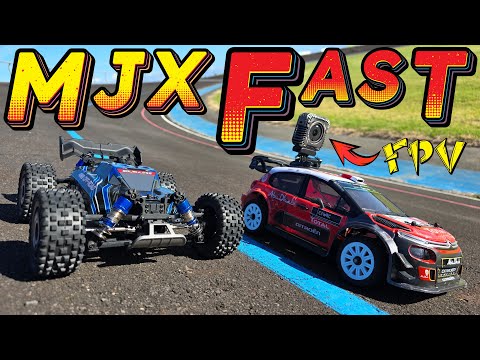 MJX Hyper Go 14303 WRC C3 Rally Car & 16207 BUGGY - Speed Tested at Velodrome! FPV