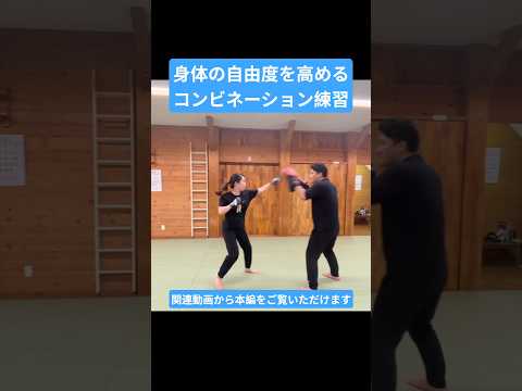 自由度を高めるコンビネーション #格闘技 #ミット打ち