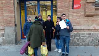 Refugiados expulsados en la calle por el ayuntamiento de Barcelona