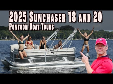 2025 Sunchaser 18 and 20 Pontoon Boats on Everyman RV