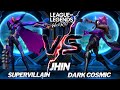 Supervillain Jhin VS Dark Cosmic Jhin ( Skins Comparison ) Wild Rift