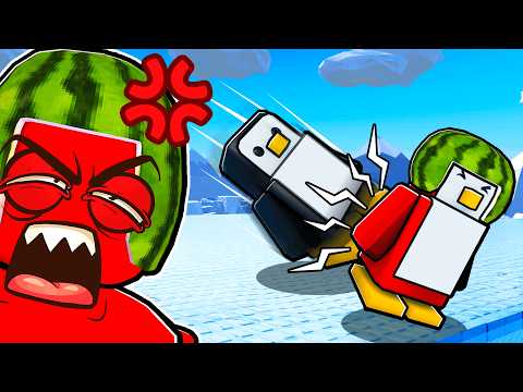 Melon RAGE QUITS Knockout! 🐧