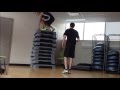 Box Jump World Record :: Jordan Kilganon :: 69 inch box jump.