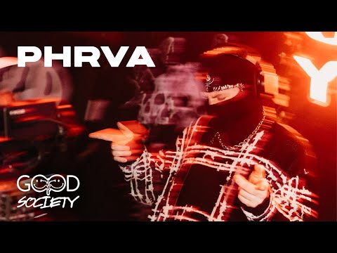 PHRVA’S INSANE ORIGINAL SET IN AN LA WAREHOUSE at Good Society x Blaq Void