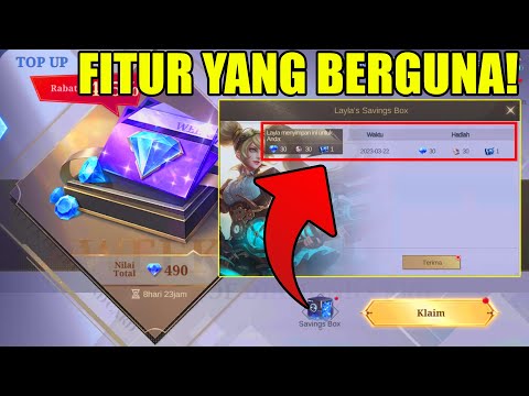 CARA PAKAI FITUR SAVINGS BOX WEEKLY DIAMOND PASS MOBILE LEGENDS | GA PERLU TAKUT LAGI LUPA KLAIM!