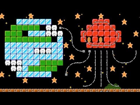 Be careful Mario Alien Invasion by S U K I ^ [SUKI] 🍄Super Mario Maker 2 ✹Switch✹ #cal