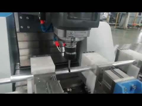 Aluminium tube cutting miiling drilling and threading machining centre