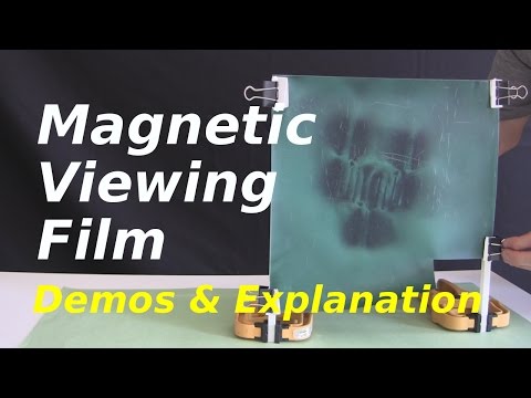 image-What is magnetic viewing film made of?