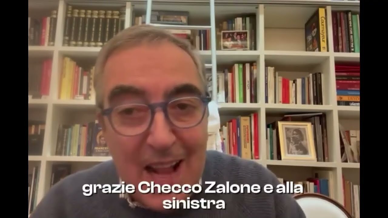GASPARRI: "CHECCO ZALONE FA IMPAZZIRE LA SINISTRA"
