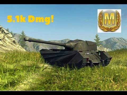World of Tanks Blitz: T6 dracula! EPIC battle! 5100 Dmg and  6 kills! Mastery tanker!