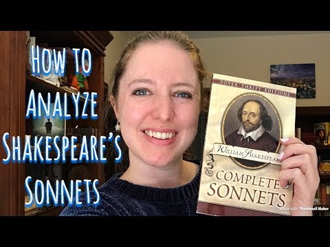 How to Analyze Shakespeare’s Sonnets
