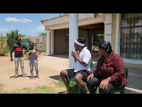 When Auntie Visited, Isaac and Blessing On Her.