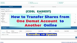 How to Transfer Shares from One Demat Account to Another