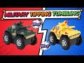 MAINAN MOBIL TANK TENTARA JUNGKIR BALIK Mobilnya Gabisa Diem Aktif Banget Wajib Punya Sih