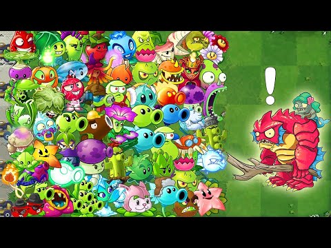 All Premium Plants Power-Up! vs Deep Sea Gargantuar - PvZ 2 Gameplay