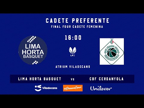 Club Bàsquet Femení Cerdanyola - Lima Horta (Semifinal Final Four Cadet Femenina)