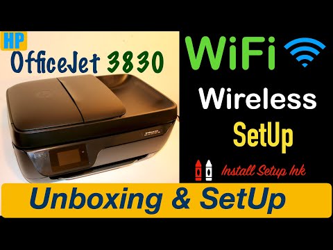 Thumbnail for HP Officejet 3830 Wireless Setup, Unboxing, Install SetUp Ink, Scan Alignment Page & Review