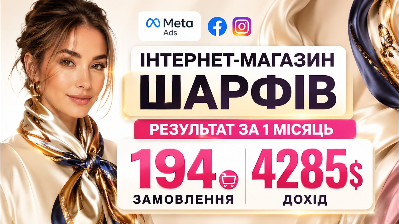 Скріншот рекламного кабінету