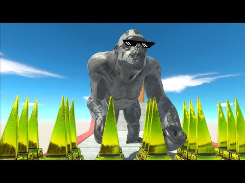 It was not easy for the units to cross this route! - Animal Revolt Battle Simulator
