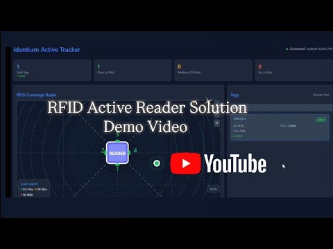 RFID Active Reader Solution Demo – Real-Time Location Tracking