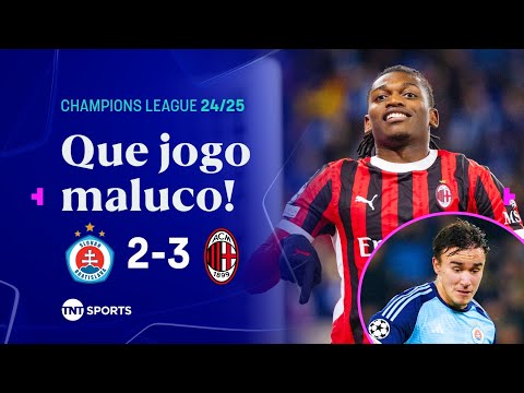 Gols e lances de Slovan Bratislava x Milan