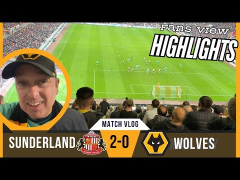 450 mile round trip to Watch Us Lose Again 😞 Sunderland 2-0 Wolves MATCH VLOG