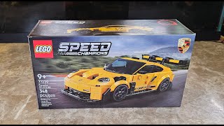 Lego 77239 Speed Champions Porsche 911 GT3 RS Unboxing and Review