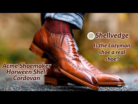 The modern Winston Churchill Bespoke Lazyman Shoe by Acme Shoemaker