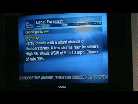WeatherStar XL 1-Minute Flavor- 7/18/10 7:22 PM