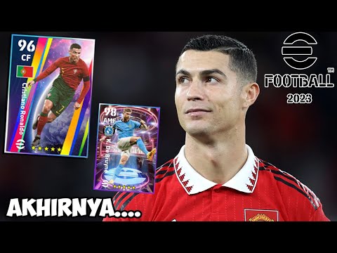 AKHIRNYA RONALDO MUNCUL DI PES LANGSUNG GACHA! eFootball 2023