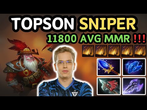 🔥 7.37c TOPSON SNIPER Midlane Highlights 🔥 Sniper Mage Slayer ?? - Dota 2