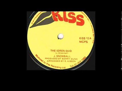 John Snowball Idren said 7” Reggae Record playing #reggaevinyl