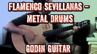 Flamenco Guitar Sevillanas with Metal Drums - Ben Woods - FLAMETAL