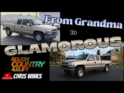 2002 Silverado 1500 Rough Country 4.5 Lift install | From Grandma to Glamorous