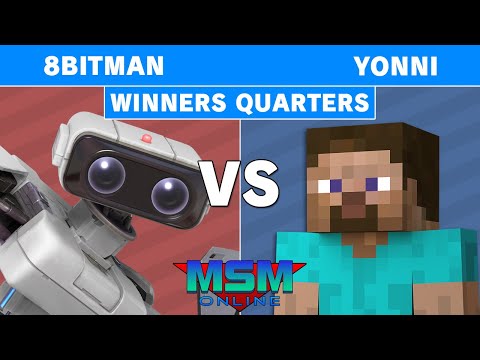MSM Online 41 - 8BitMan (ROB) Vs. Yonni (Steve) Winners Quarters - Smash  Ultimate