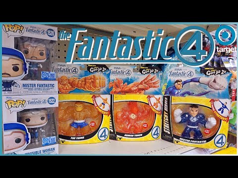 Fantastic Four First Steps Movie New Toys Blaze Through Target
