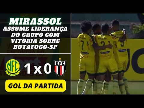 Mirassol 1 x 0 Botafogo-SP | Gol da Partida | Brasileirão Série C