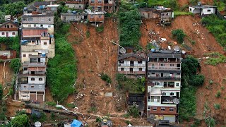 video: Brazil storms: At least 30 killed after devastating landslides