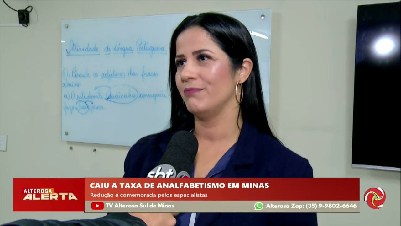 Caiu a taxa de analfabetismo em Minas Gerais