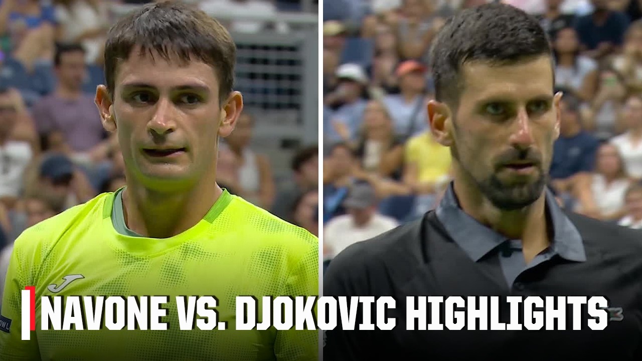 Mariano Navone vs. No 4. Novak Djokovic | Round 1 Highlights | 2026 US Open