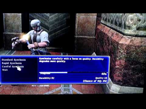 Synthesis Blacksmith FFXIV