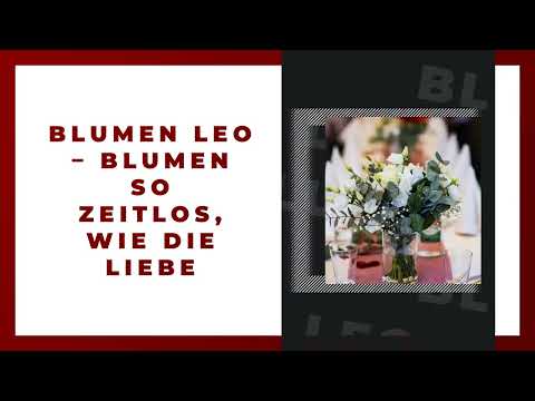Blumen Leo YouTube-Vdeominiatur 8