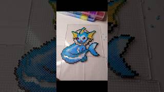 Pixel art de Vaporeon! 💙 Se inscreva pra ver mais #Pokemon #Vaporeon #PixelArt #Shorts #ArteGeek
