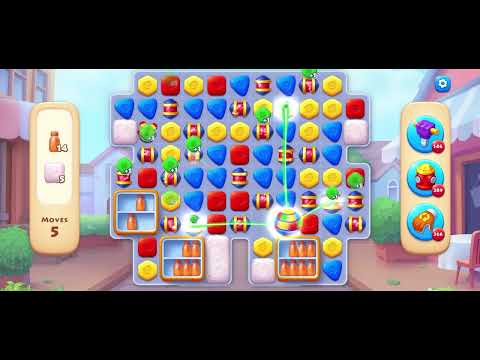 TOWNSHIP   Colorful Puzzle  Match -3  game level # 5684