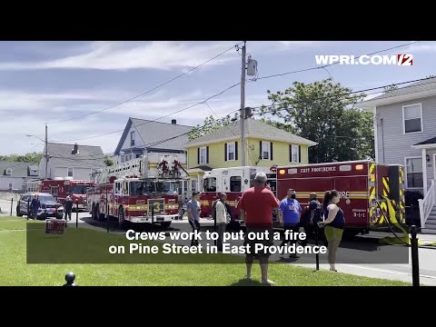 VIDEO NOW: Crews work to put out a fire in East Providence