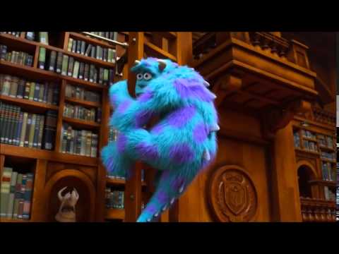Monsters University Library Battle