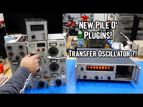 HP 5245L Nixie Counter - Part 7:  HP 5264 Preset, HP 5262 Time Interval, HP 5257 Transfer Oscillator