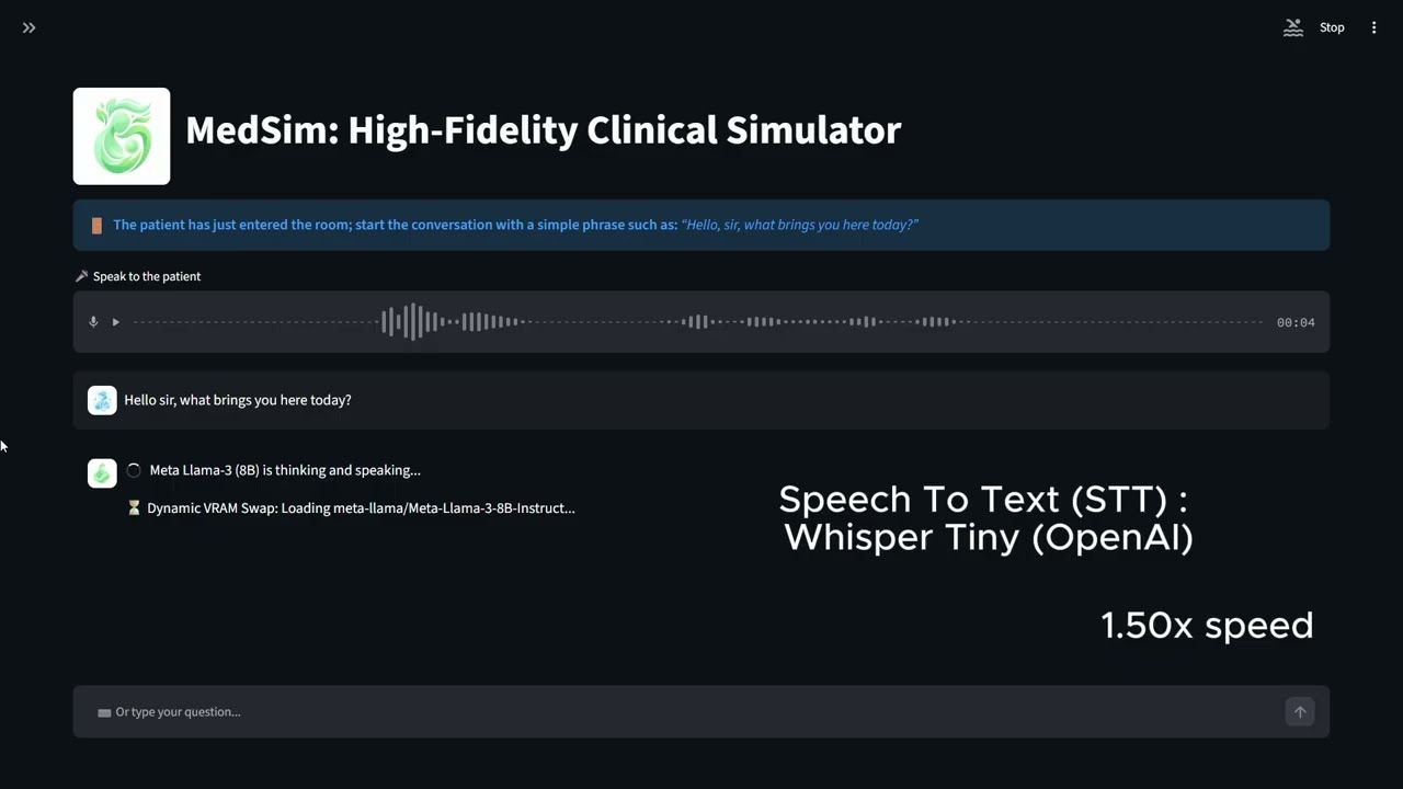 MedSim Demo Video