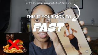 If God is calling you to FAST… WATCH THIS! Monthly fasting challenge vlog